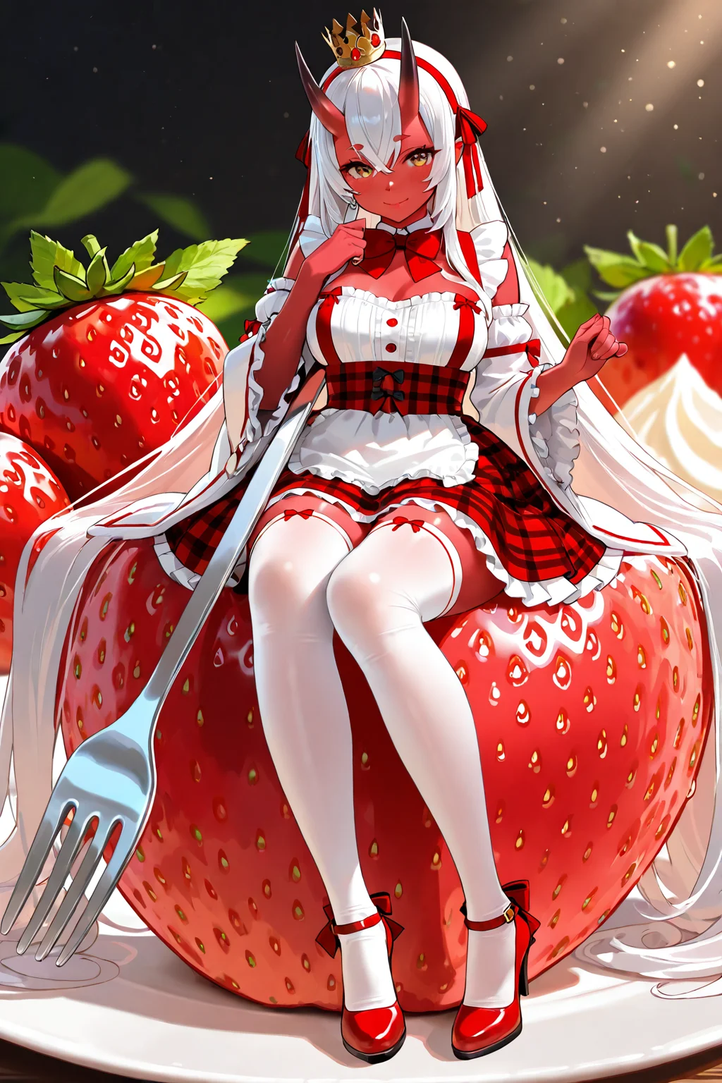 Demon Girl on cake!