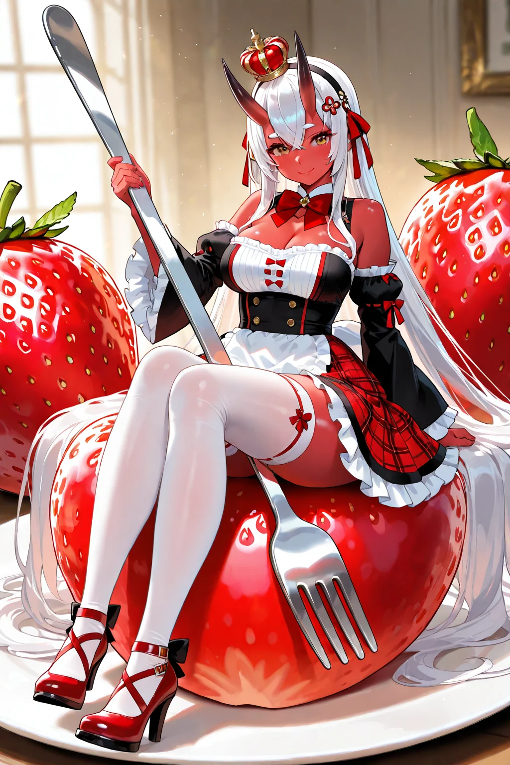 Demon Girl on cake!
