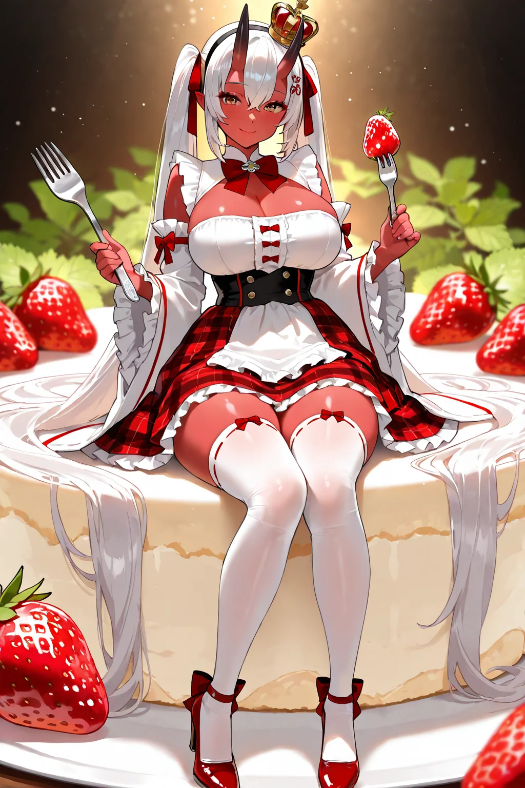 Demon Girl on cake!