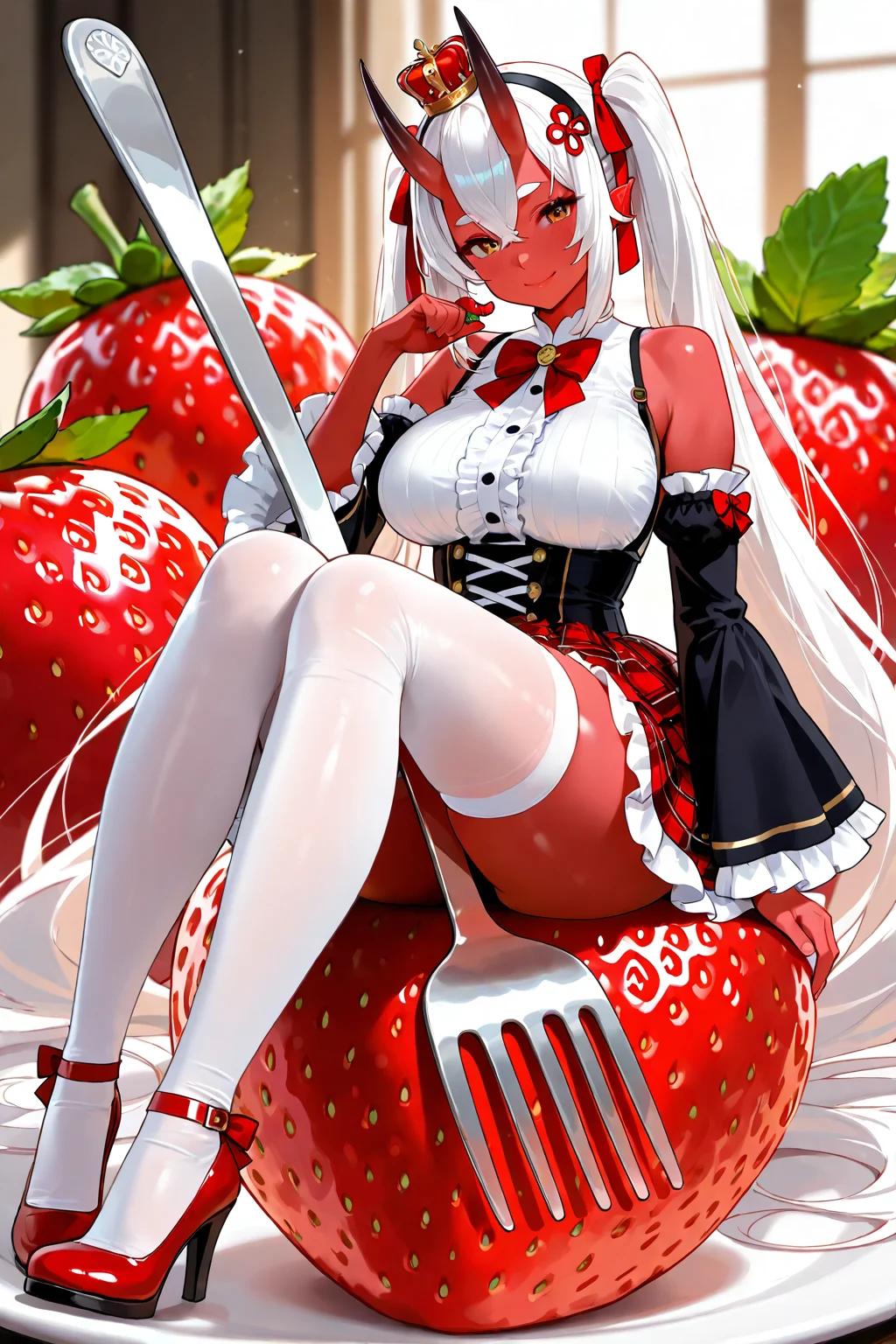 Demon Girl on cake!
