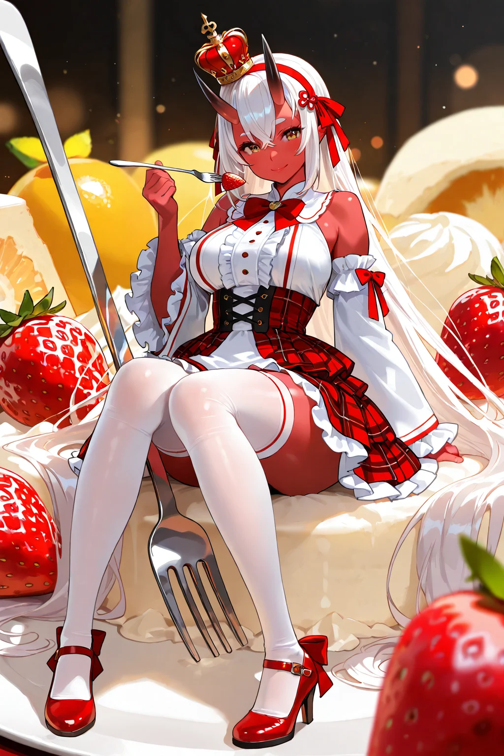 Demon Girl on cake!