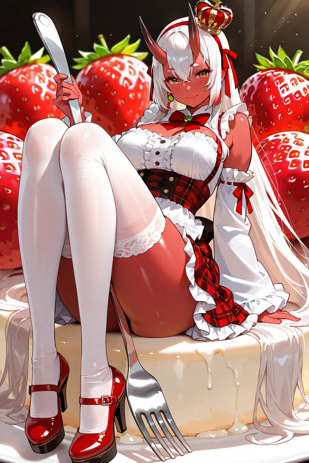 Demon Girl on cake!