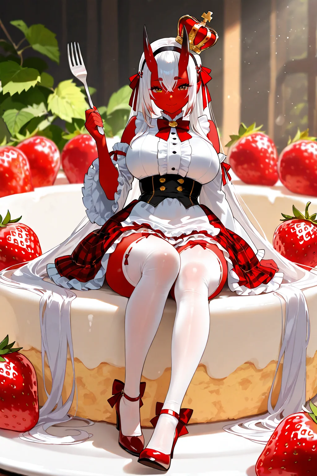 Demon Girl on cake!