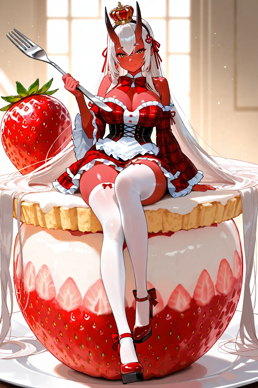 Demon Girl on cake!