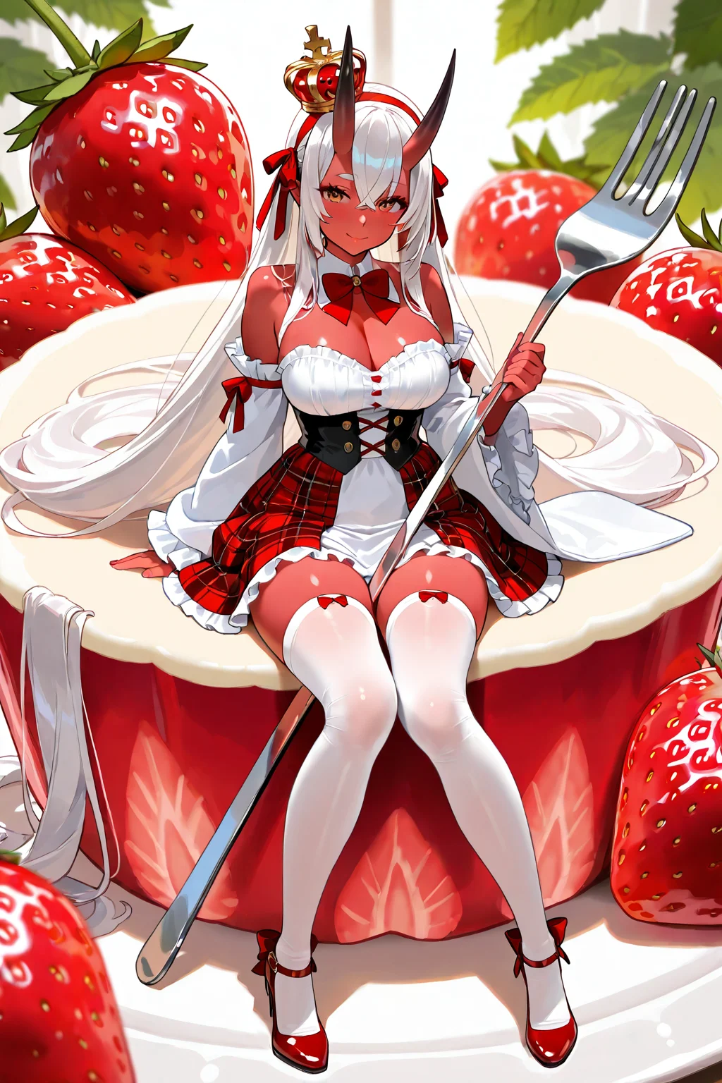 Demon Girl on cake!