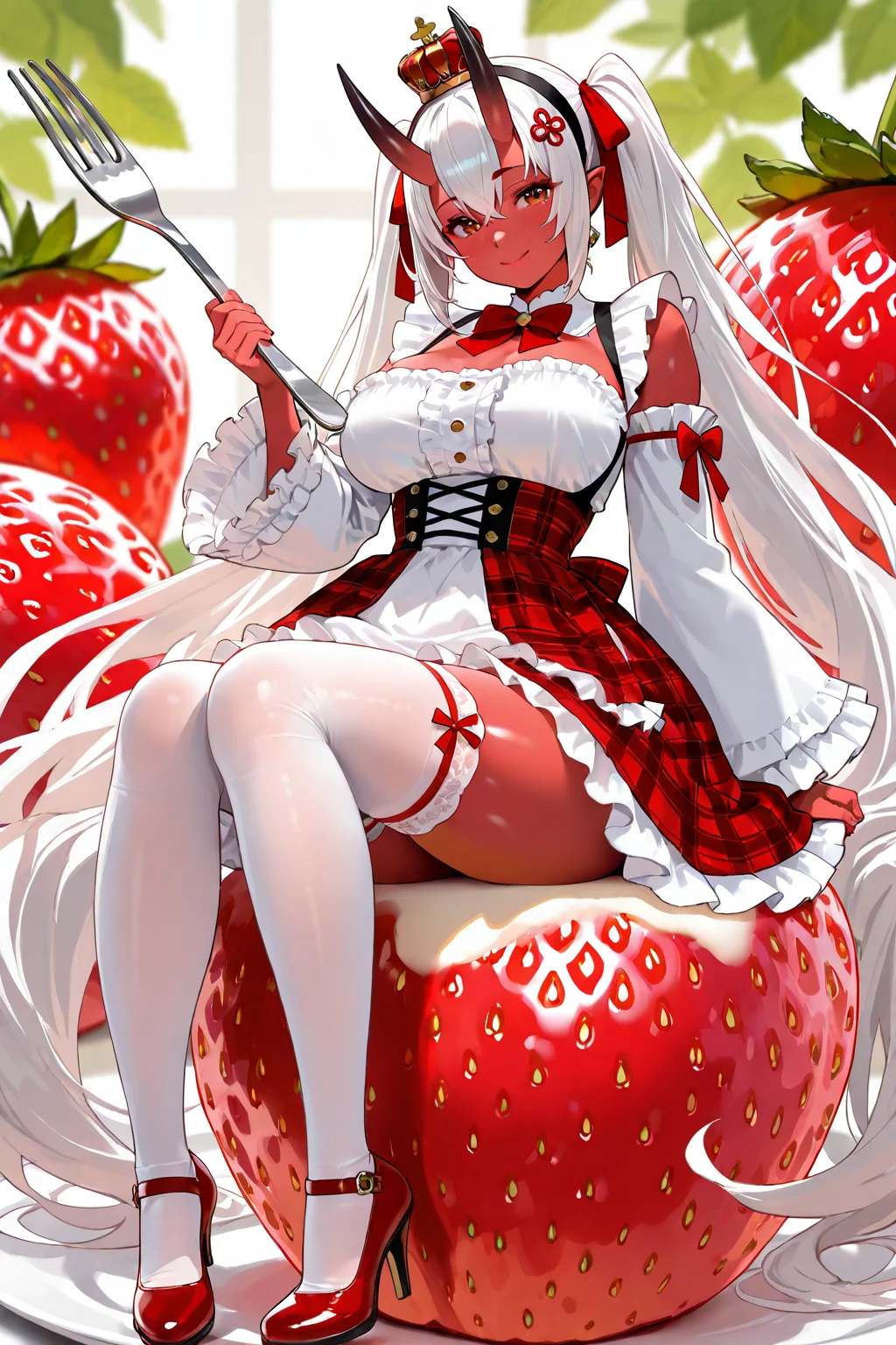 Demon Girl on cake!