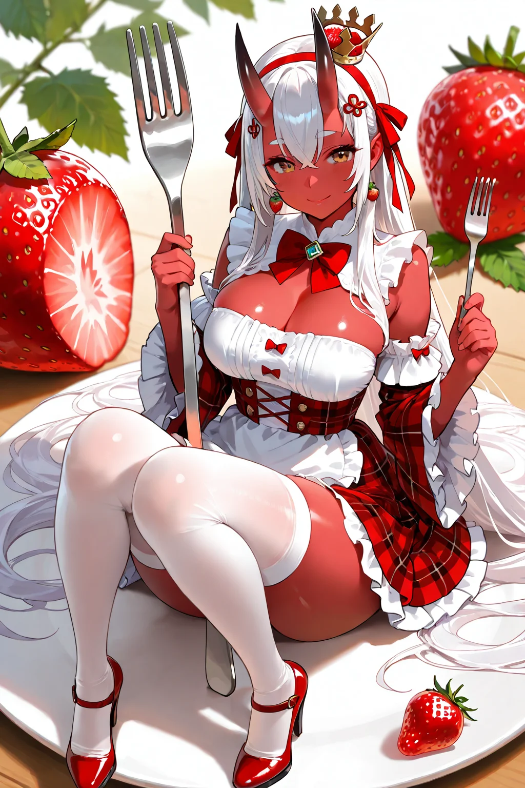 Demon Girl on cake!