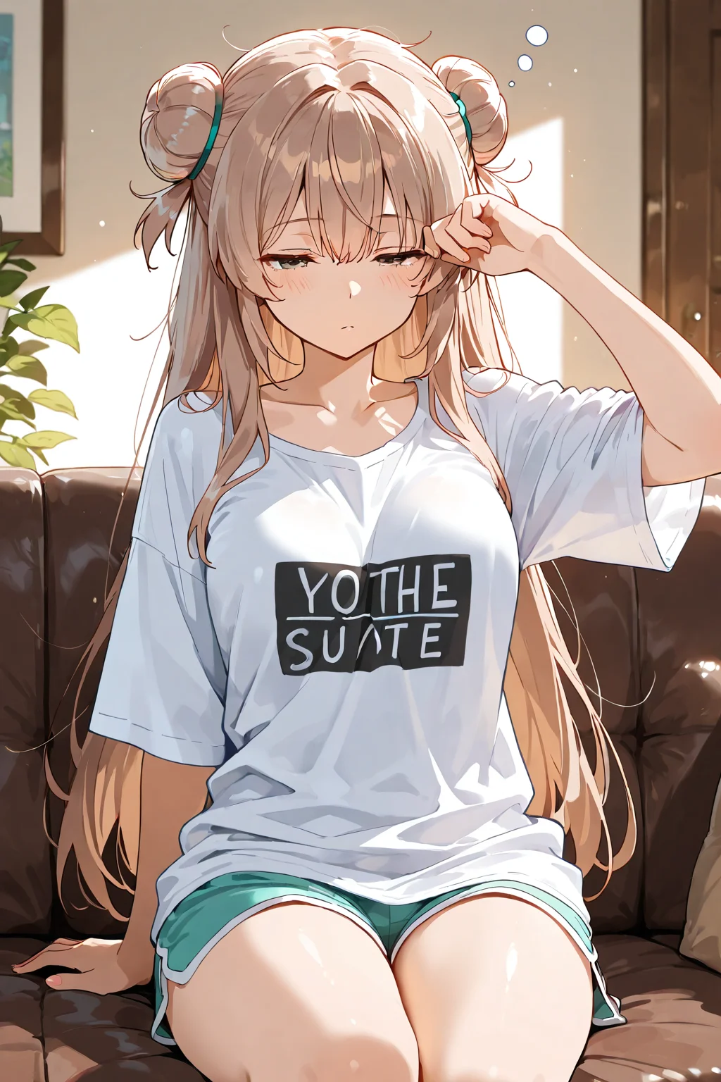 Sleepy Lazy Girl