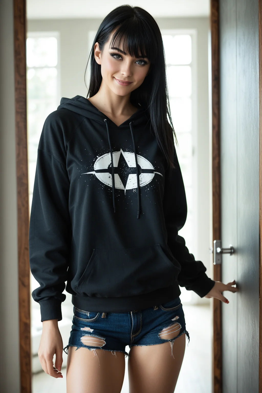 Cute girl at your Door!