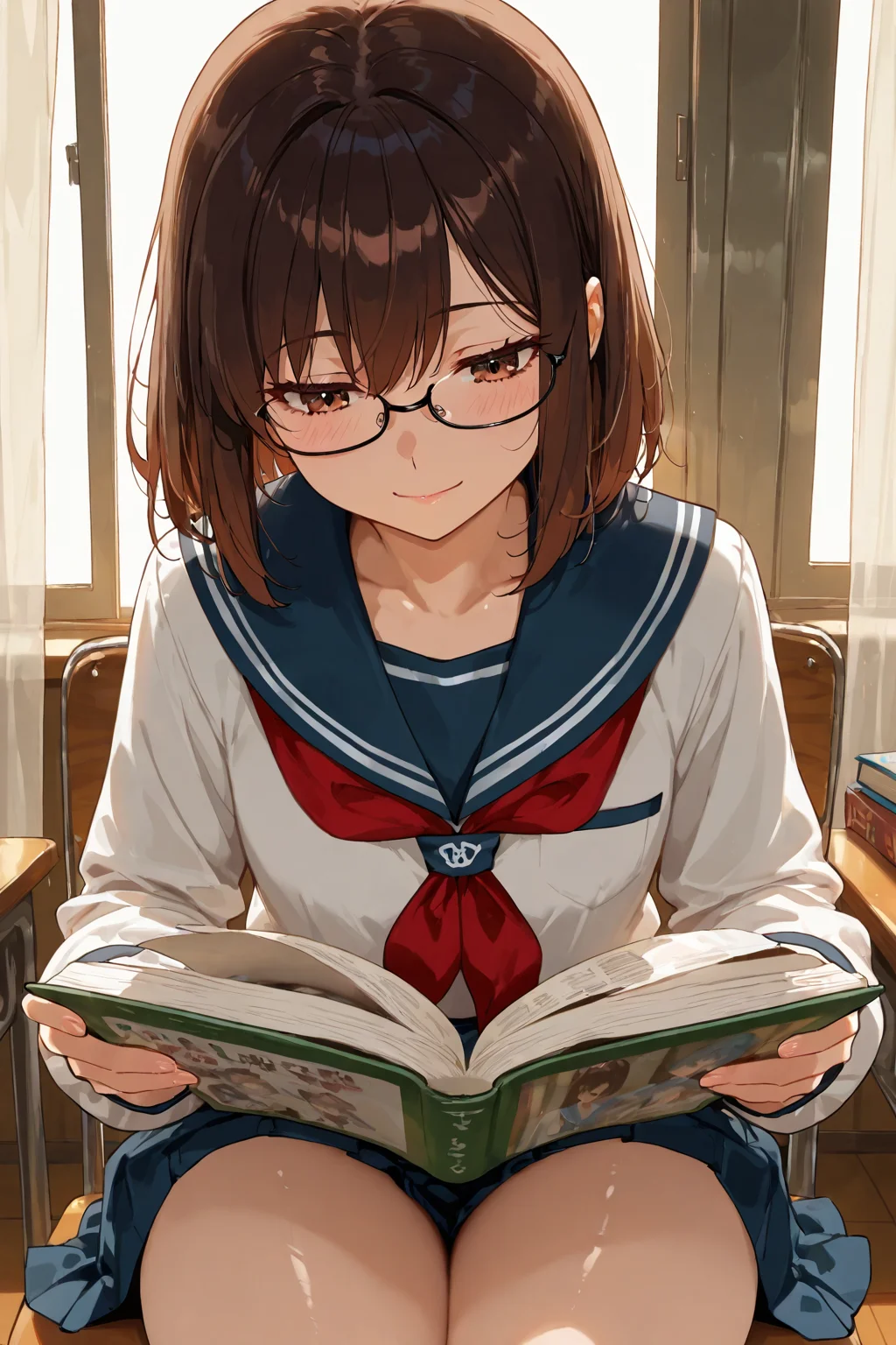 Girl at the Library!