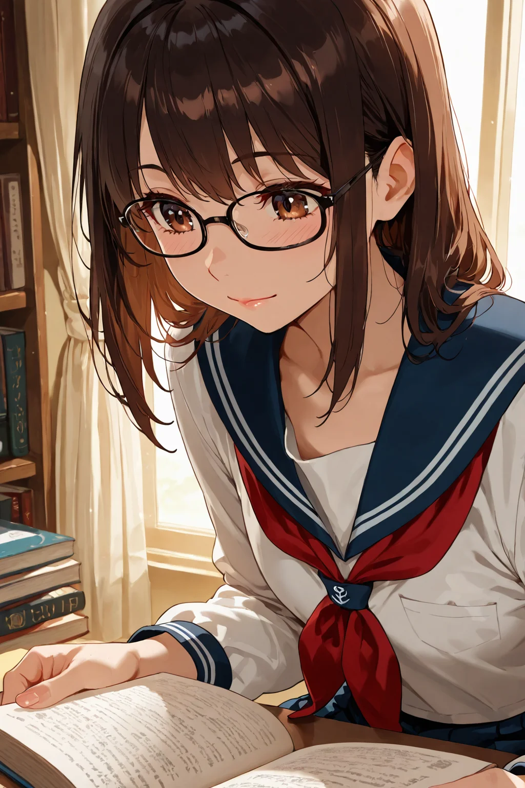 Girl at the Library!