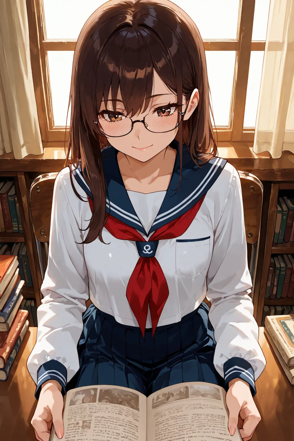 Girl at the Library!