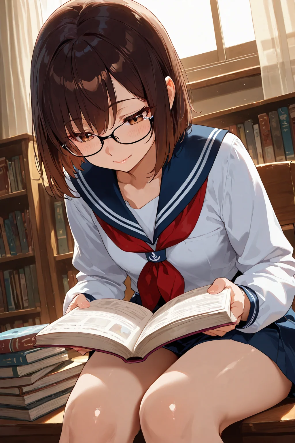 Girl at the Library!