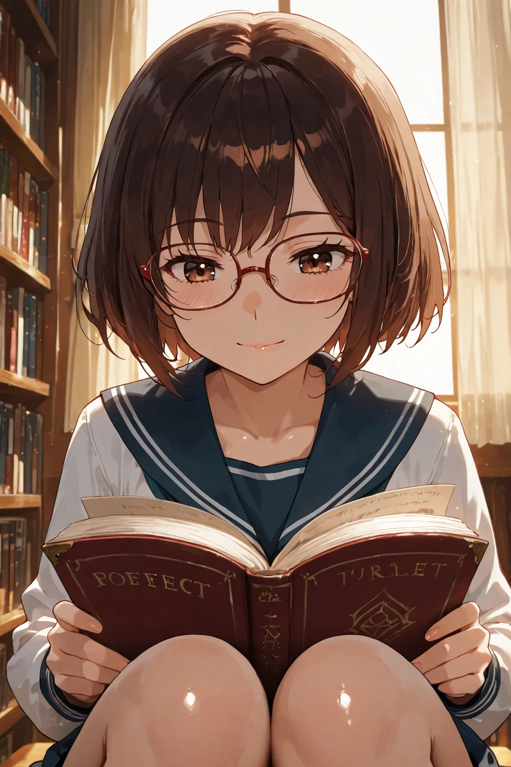 Girl at the Library!