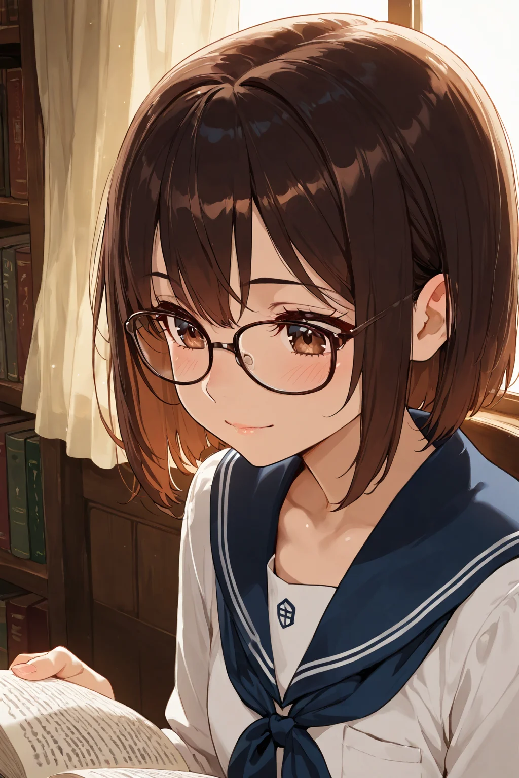 Girl at the Library!