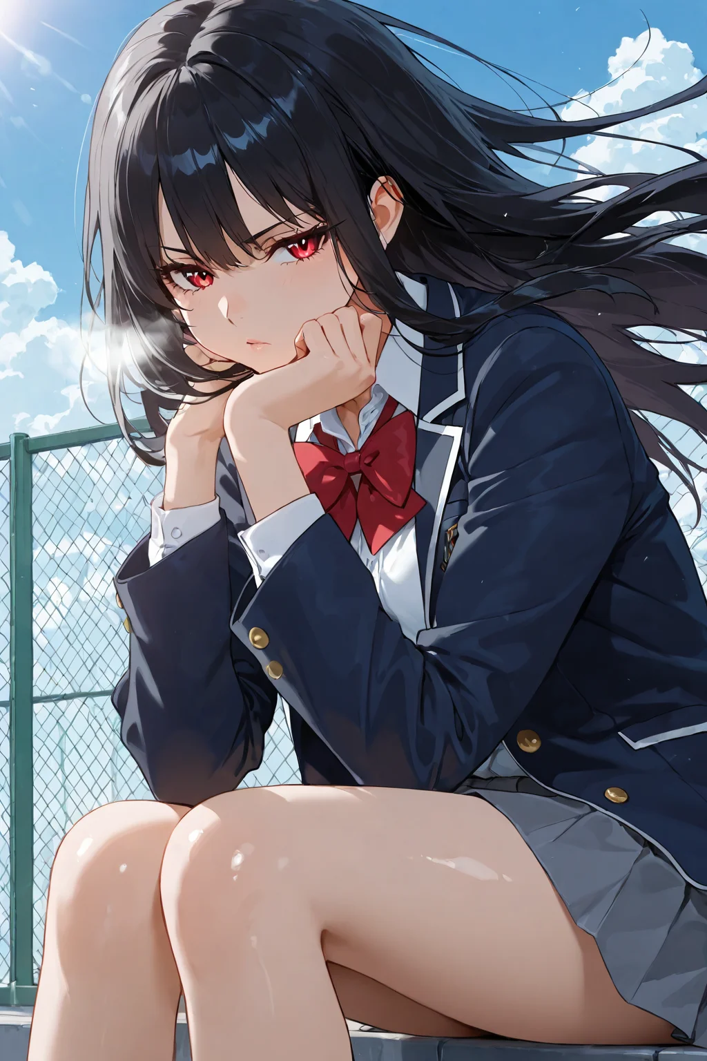Senpai on the roof