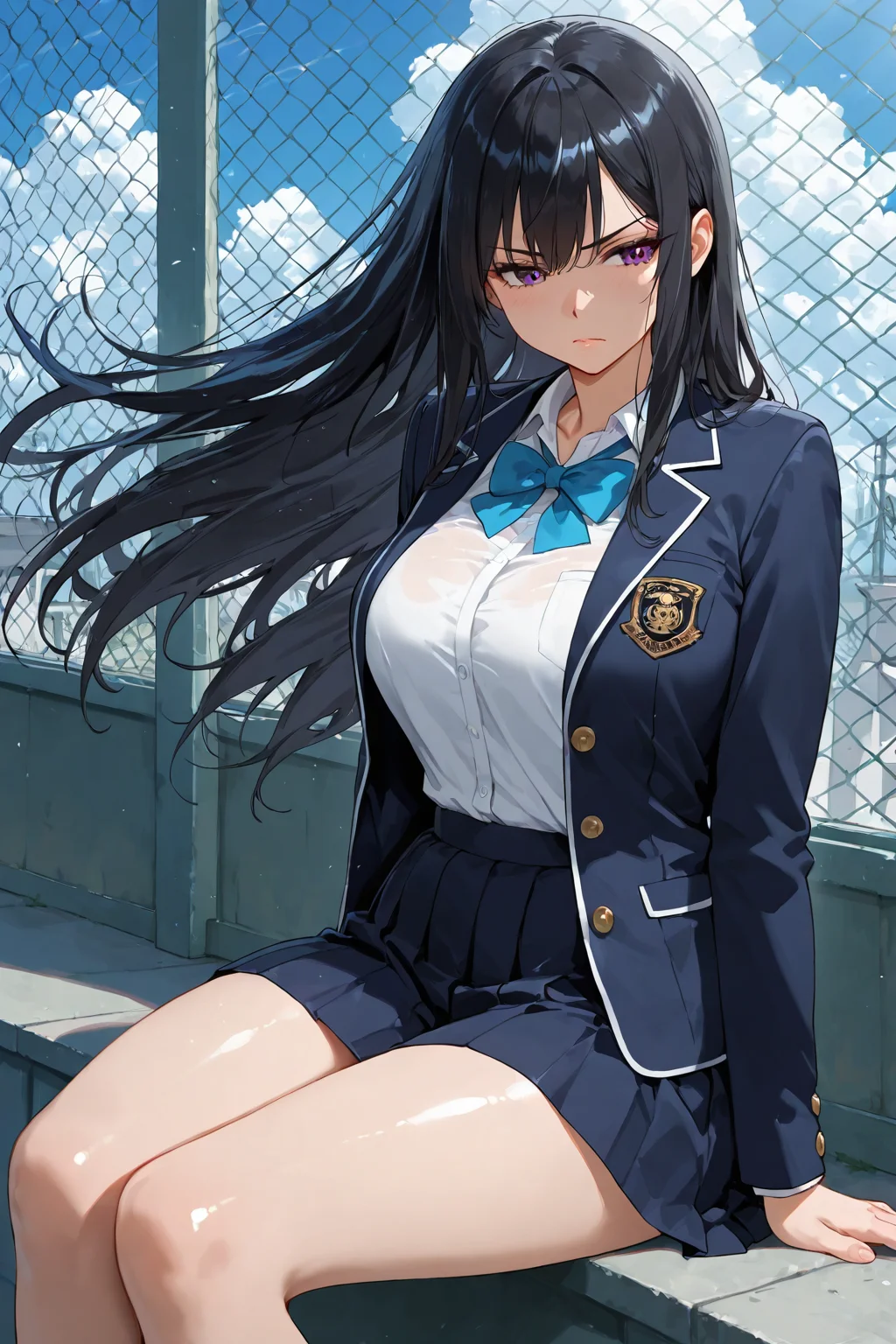 Senpai on the roof