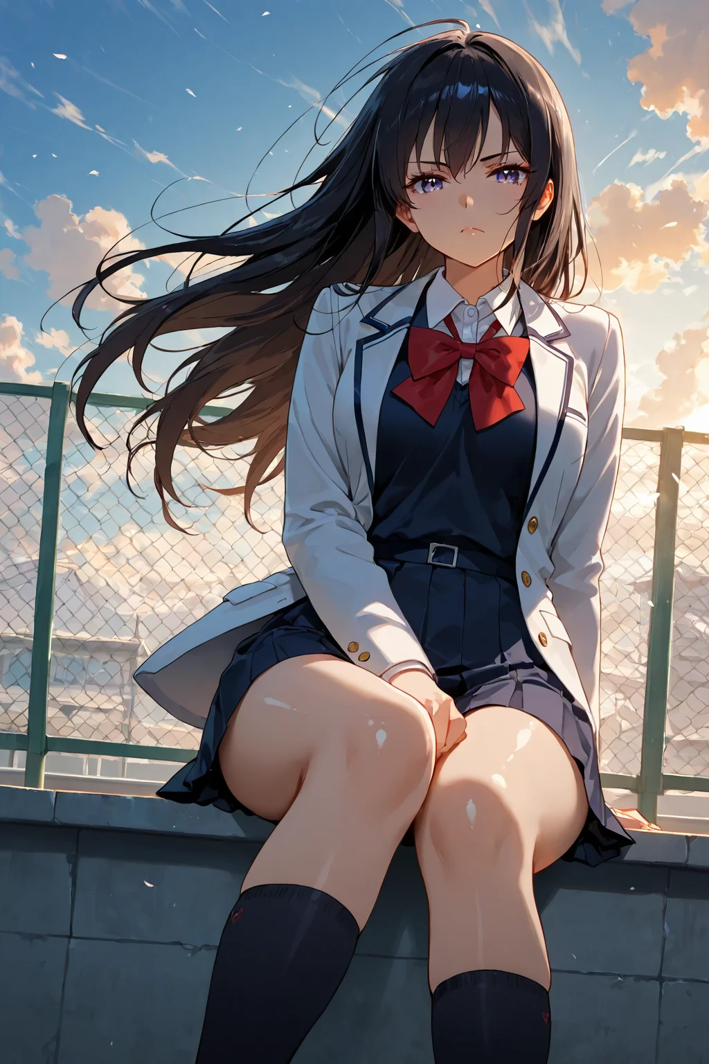 Senpai on the roof