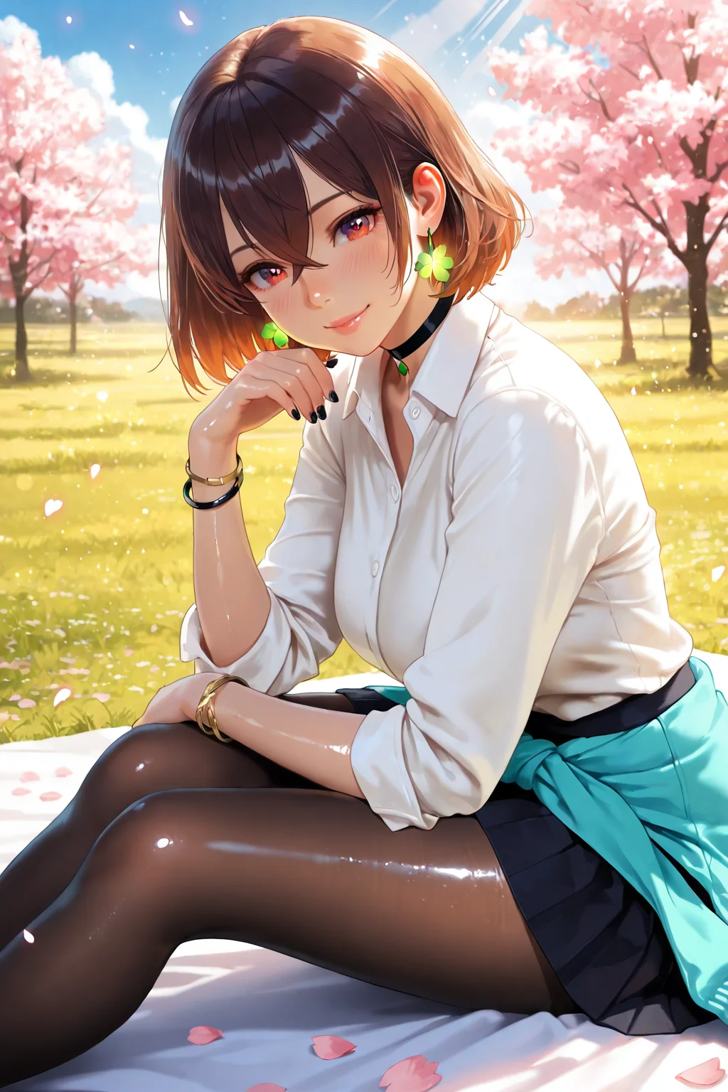 Brunette at the Park with You