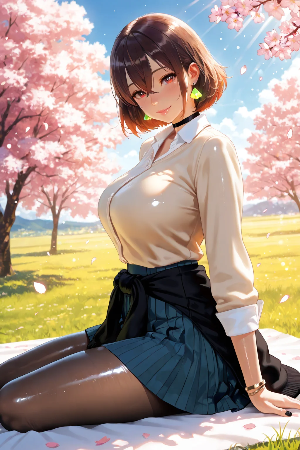 Brunette at the Park with You