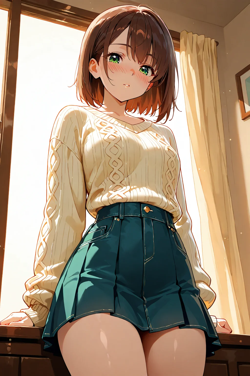 Shy girl wants your attention