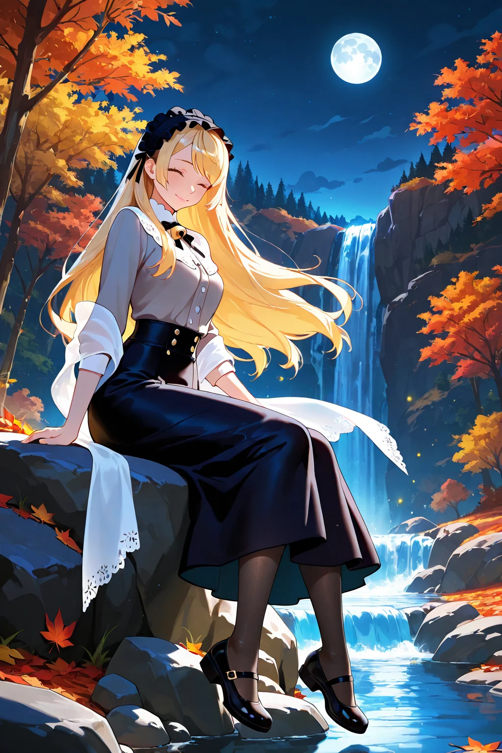 Blonde in Nature
