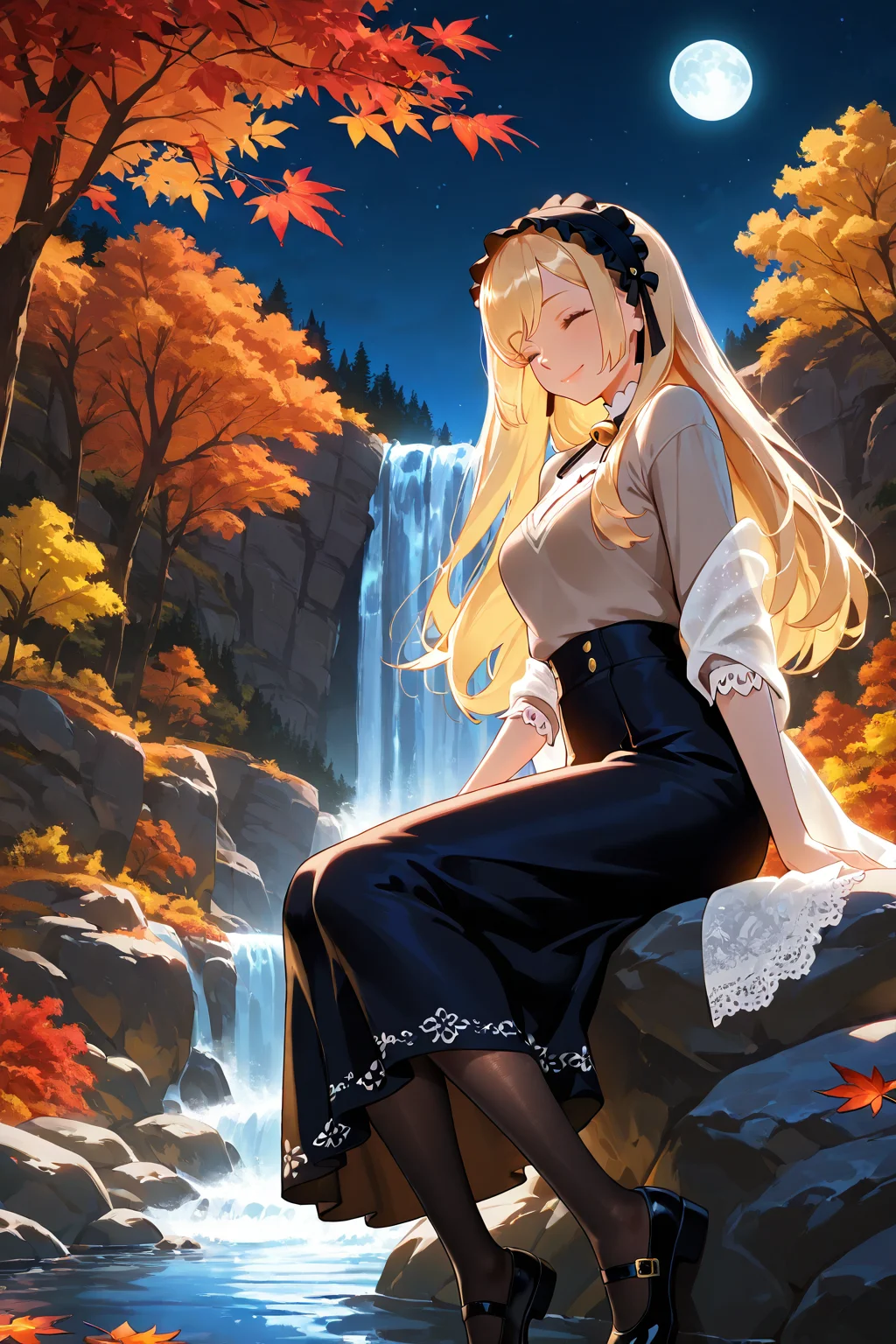 Blonde in Nature