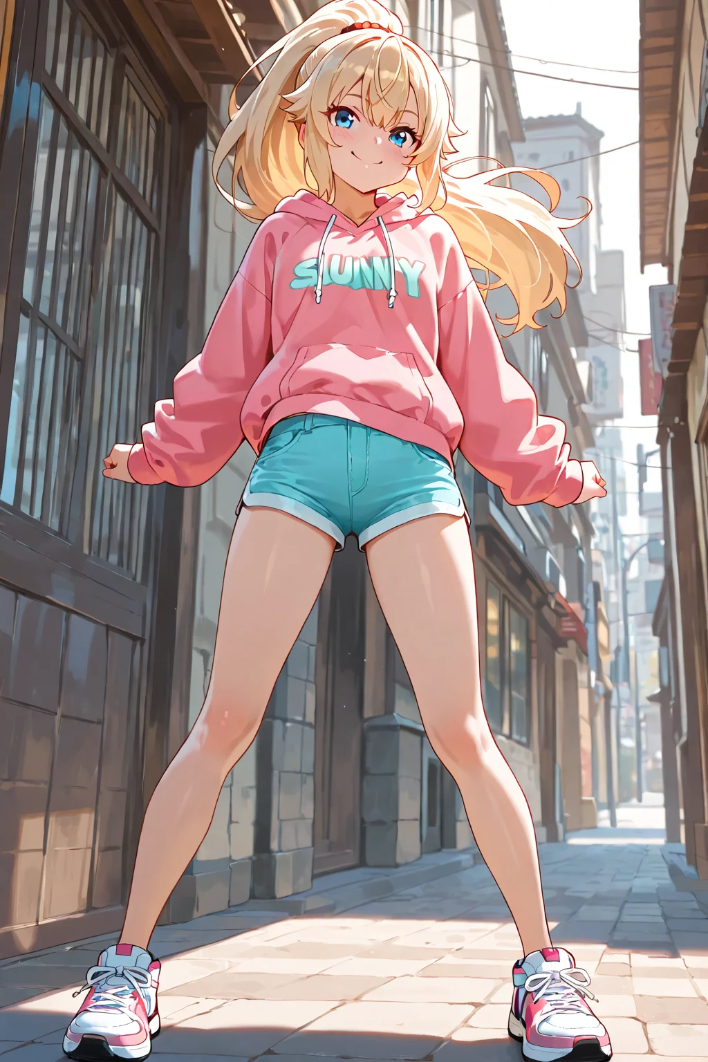 High-energy little sister