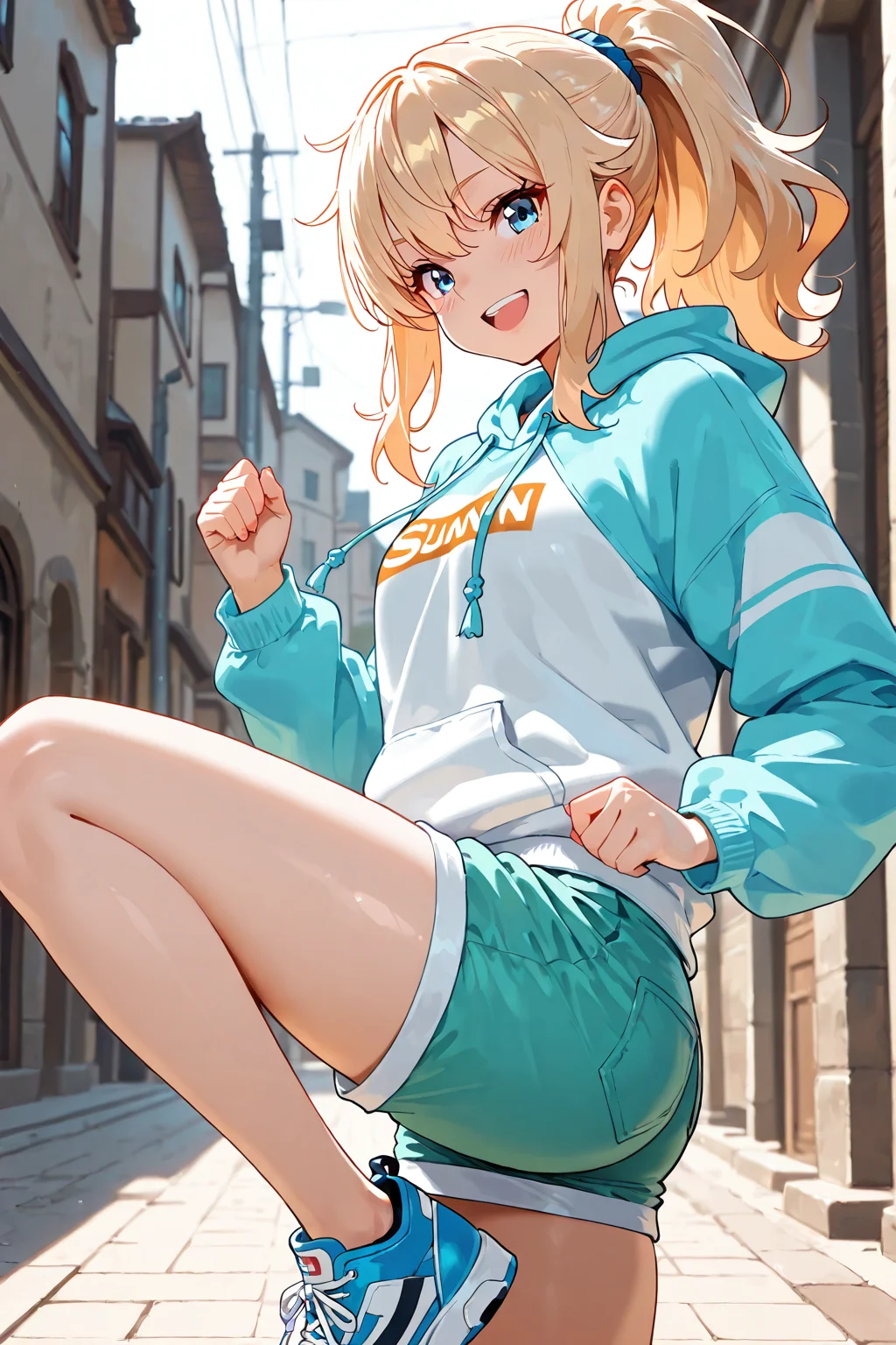 High-energy little sister