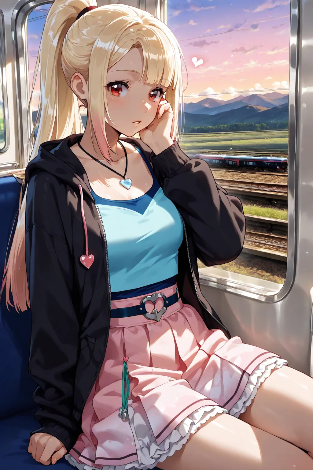 Blonde on the Train