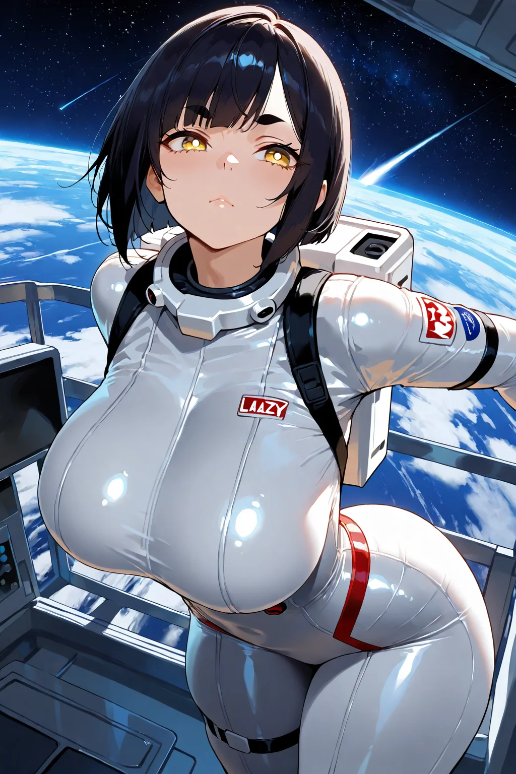 Astronaut girl on a mission!