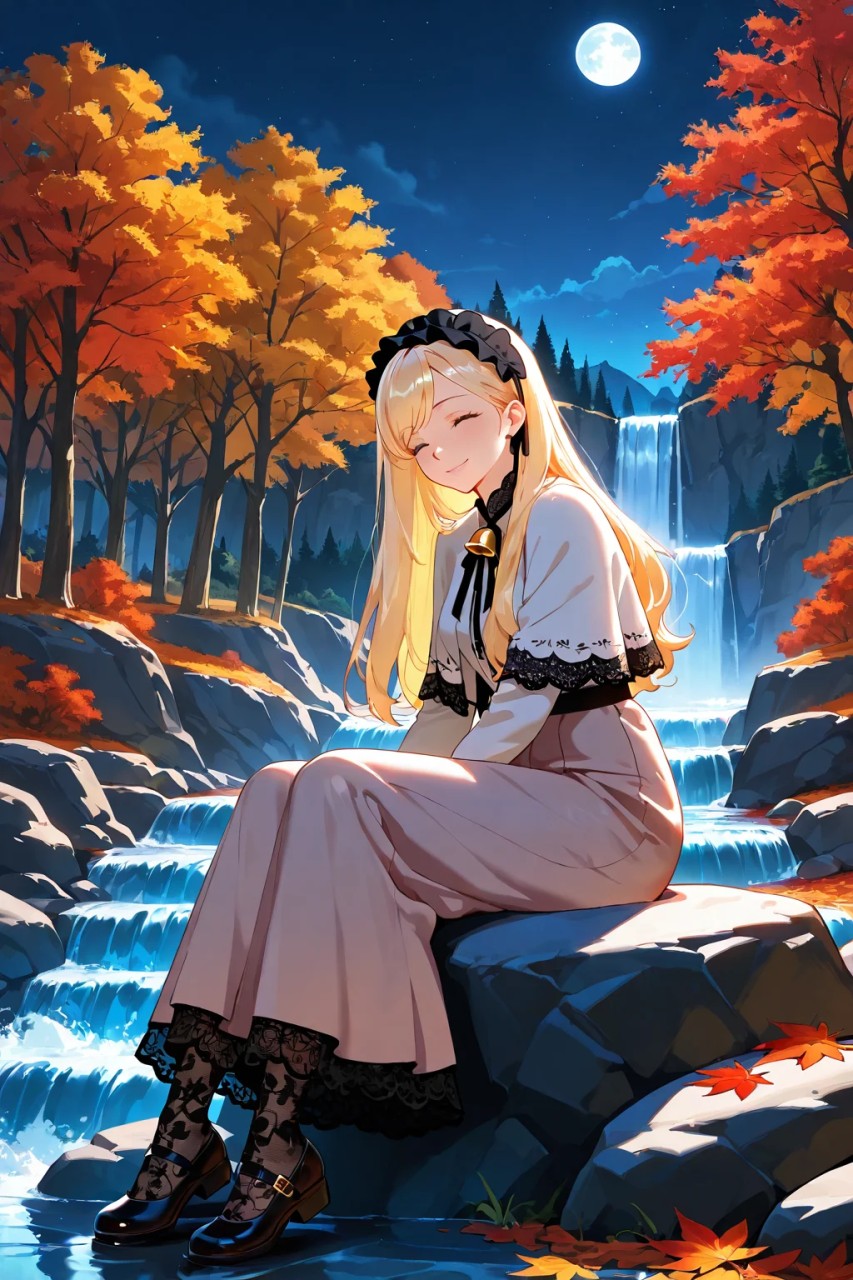 Blonde in Nature