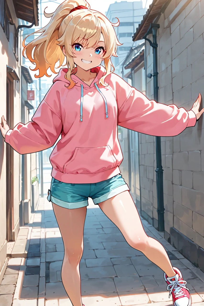 High-energy little sister